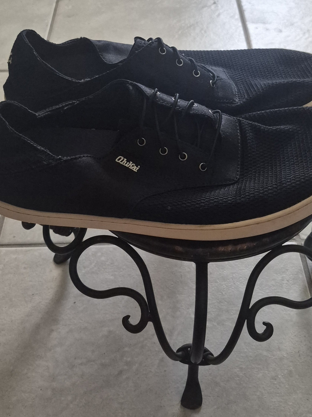 OluKai Nohea Moku men's Sz 11 slip-on boat shoes.